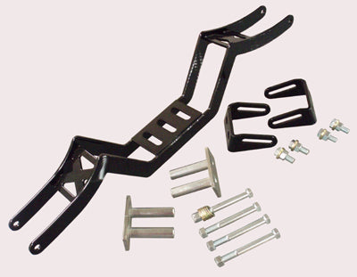 Checkered Racing Square Universal Transmission Cross Member – Bare Metal, USA Made